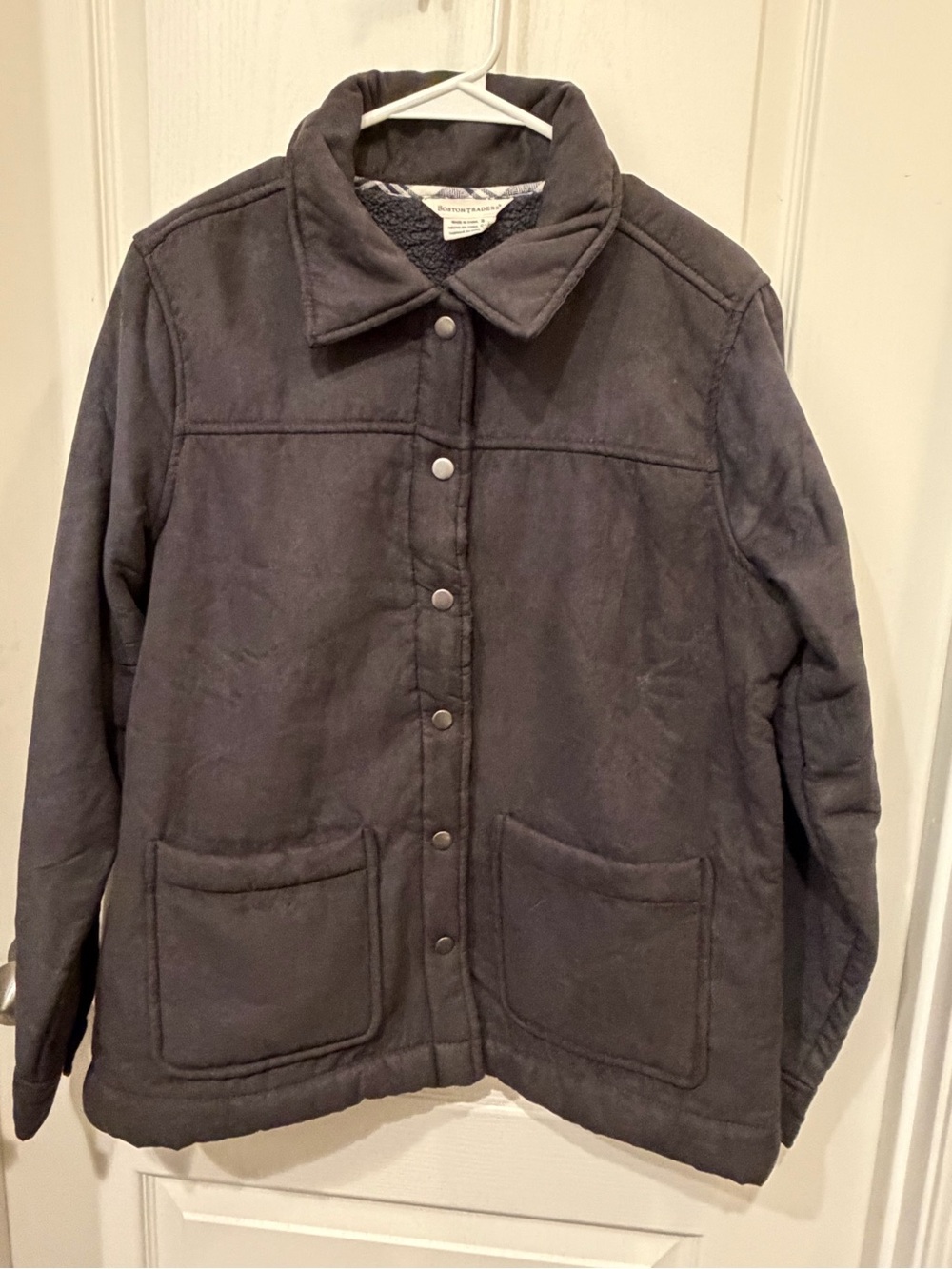 Boston Traders Charcoal Teddy Jacket